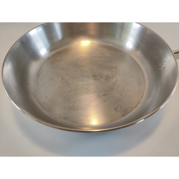 Revere Ware 9” Stainless Steel Disk Bottom Tri-Ply Skillet/Fry Pan, #901 –No Lid - Picture 3 of 12